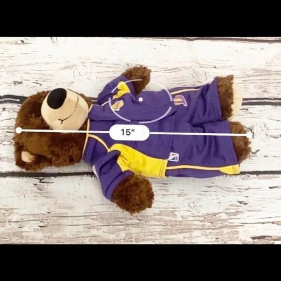 BUILD A BEAR Los Angeles Lakers Plush - Picture 10 of 10